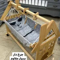 ننو پایه چوبی|تخت و صندلی بچه|شیراز, تندگویان|دیوار