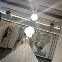 لباس عروس مزونی سنگ دوزی مدل ۲۰۲۵