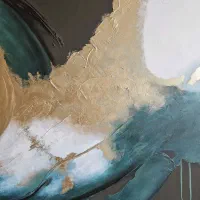 تابلو نقاشی مدرن ورق طلا ، برجسته*|تابلو، نقاشی، عکس|تهران, عباس‌آباد|دیوار