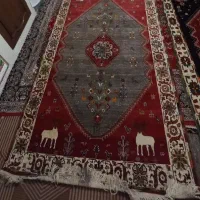 قالی دستبافت اصیل ترکی|فرش|شیراز, مسلم|دیوار