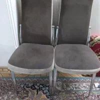 صندلی پایه استیل
