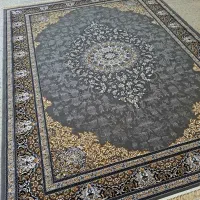 فرش مدل آراز کرم // پالت نقره ای xx