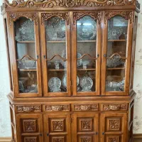 بوفه تمام چوبی کار دست منبت کاری شده