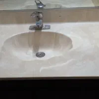 رو شویی آمریکایی سنگ مصنوعی شیک ومدرن.کاملا سالم