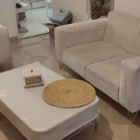 مبل هفت نفره کرم رنگ