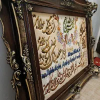 تابلو فرش دستباف گل ابریشم