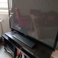 تلویزیون ۴۳اینچ پلاسما،سامسونگ،ومیز تلویزیون