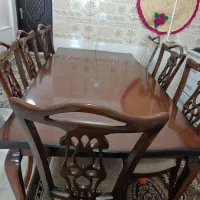 میز ناهار خوری ۸ نفره در حد نو