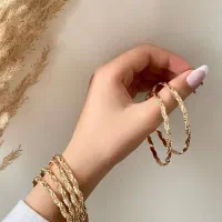 شیش عدد النگو طلا روس اصل