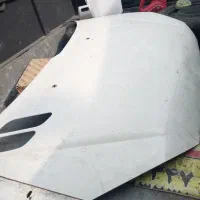 کابوت 206بی رنگ فقط جلوش ی مقدارقورداره بادست هم