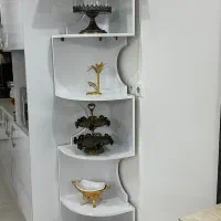 قفسه دکوری سالم نو|کتابخانه، شلف، قفسه‌های دیواری|قم, قلعه کامکار|دیوار