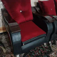 مبل ۷ نفره کلاسیک همراه میز وسط و ۳ تاعسلی|مبلمان خانگی و میز عسلی|اهواز, منبع اب|دیوار