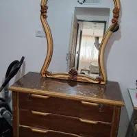دراور وآینه چوبی|جاکفشی، کمد، دراور|شاهرود, |دیوار