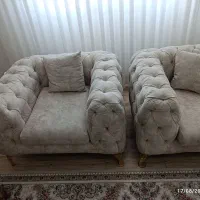 مبل چستر 8 نفره در حد نو|مبلمان خانگی و میز عسلی|قدس, شهرقدس|دیوار