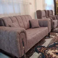 مبلمان 9نفره ی طوسی نو|مبلمان خانگی و میز عسلی|خرم‌آباد, |دیوار