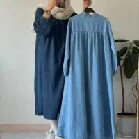 مانتو کفتان جین ذغالی|لباس|شاهین‌شهر, سعدی جنوبی|دیوار