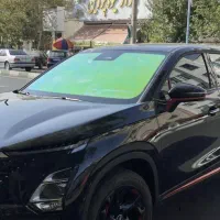 خدمات شیشه دودی سرامیکی . آنتی یووی شیشه جلو