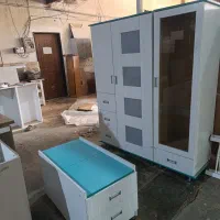 دو عدد کمد ایستاده به همراه پاتختی