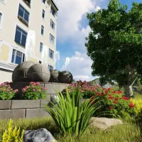 طراحی فضای سبز و محوطه و حیاط خانگی