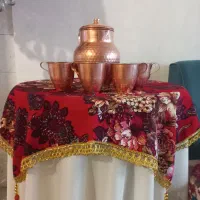 سرویس پذیرایی چینی گل برجسته طلایی ۱۲ نفره|ظروف سرو و پذیرایی|بومهن, |دیوار