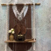 دیوارکوب مکرومه