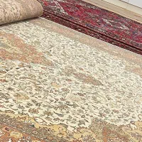 فرش ۱۲ متری ماشینی دستبافت گونه یک عدد|فرش|میانه, |دیوار