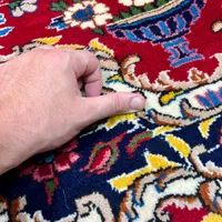 فرش دستباف جفت ۴ متری قالیچه یزد لاکی دستبافت|فرش|تهران, مولوی|دیوار