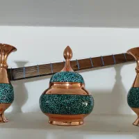 ست فیروزه کوبی|صنایع دستی و سایر لوازم تزئینی|اصفهان, دشتستان|دیوار