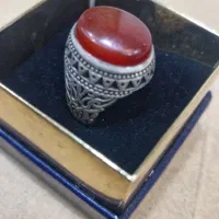 انگشتر نقره عقیق نو