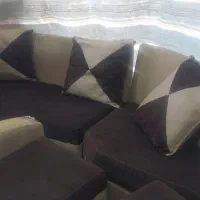 یک  دسته مبل  درجه یک درحد نو هشت نفر چرم اصل وکمد