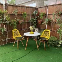 صندلی پایه چوب