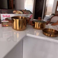 قابلمه استیل مارک تفال همراه جعبه