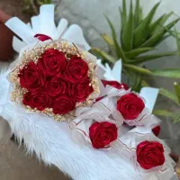 تخفیف ویژه گل های روبانی جاودان السا09|گل مصنوعی|شیراز, کوشک میدان|دیوار
