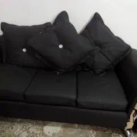 مبل 7نفره چرم سالم|مبلمان خانگی و میز عسلی|اشترینان, |دیوار