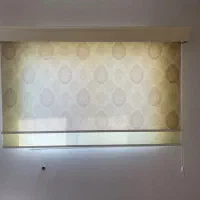 ۲ عدد پرده زبرا ۲ لایه زیبا با تاجی