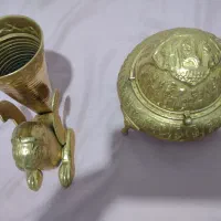 ریتون و خاویار خوری برنجی|کلکسیون اشیاء عتیقه|تهران, وصفنارد|دیوار