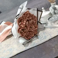 دسته گل پول آرایی باکس گل|گل مصنوعی|همدان, |دیوار