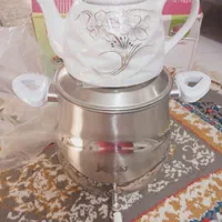 کتری قوری کف چدن بسیار زیبا