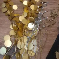 گل پولکی طلایی|گل مصنوعی|لاهیجان, شیشه گران|دیوار