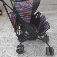 کالسکه دوقلوی کاملا سالم ونو|کالسکه و لوازم جانبی|قدس, شهرقدس|دیوار