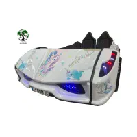 تخت طرح ماشین دخترانه پونی(اسب تک شاخ) پادچوب|تخت و سرویس خواب|یزد, |دیوار