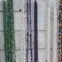 ریسه سنگهای قیمتی،مروارید/آمیتیست/سیترین/رودراکشا|جواهرات|نجف‌آباد, الله اکبر|دیوار