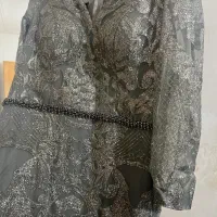 لباس مجلسی نقره ای|لباس|قم, زنبیل آباد|دیوار