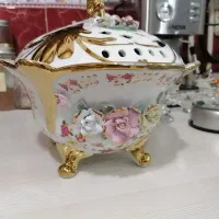 آجیل خوری یا شکلات خوری طرح لیلی و مجنون گل برجسته|ظروف سرو و پذیرایی|تهران, کوثر|دیوار