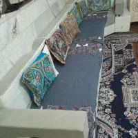 مبل۸تمن تخفیف دارم با میز عسلی