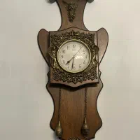 ساعت دیواری چوبی مدل فرشته