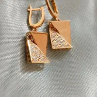 گوشواره ۱۸ عیار طرح ترک(کاتالوگی)