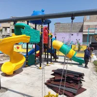 فروش بی واسطه مجموعه پلی اتلین تاب و سرسره پارکی|اسباب‌‌بازی|تهران, نارمک|دیوار