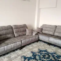 مبل راحتی. تخت خوابشو. 3 تا 3 نفره. نو.رنگ چرک تاب|مبلمان خانگی و میز عسلی|اندیشه, اندیشه فاز ۲|دیوار