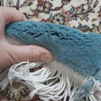 یک جفت فرش ۹ متری ۷۰۰شانه فیروزه ای|فرش|مشهد, شهرآرا|دیوار